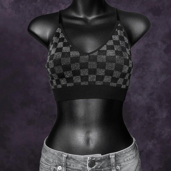 VS Sparkly Checkered Bra - Picture 2 of 5